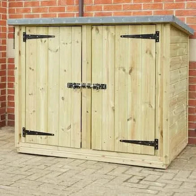 Outdoor Wooden Lockable Storage Cubby-Outdoor Wooden Lockable Storage Cubby
