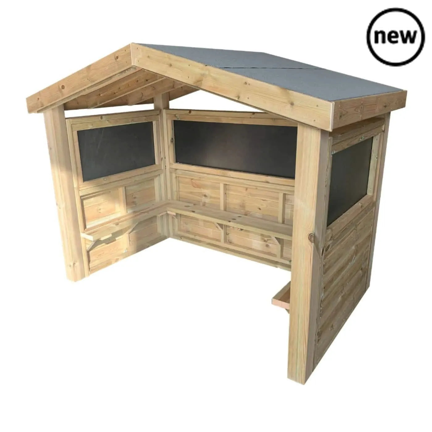 Outdoor Wooden Mark Making Hut-Outdoor Wooden Mark Making Hut