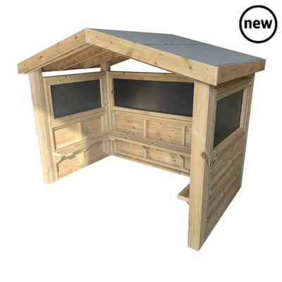 Outdoor Wooden Mark Making Hut-Outdoor Wooden Mark Making Hut