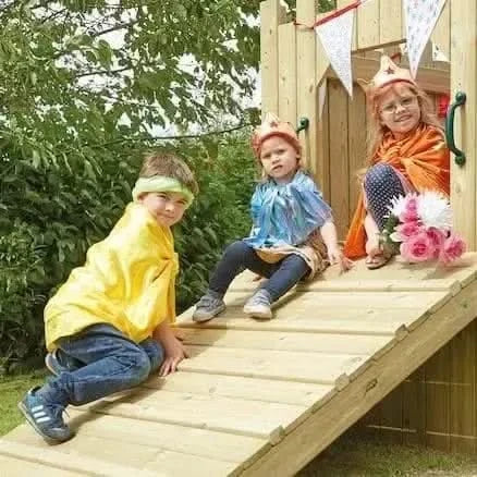 Outdoor Wooden Play Castle-Outdoor Wooden Play Castle