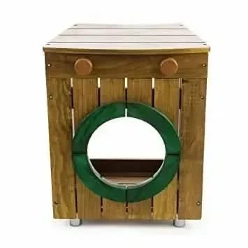Outdoor Wooden Play Washing Machine-Outdoor Wooden Play Washing Machine