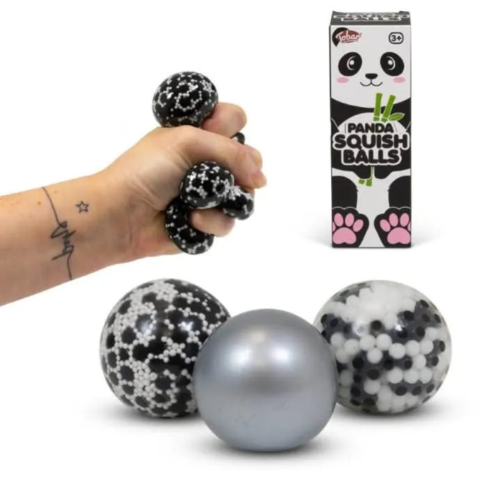 Panda Diddy Squish Balls 3 Pack-Panda Diddy Squish Balls 3 Pack