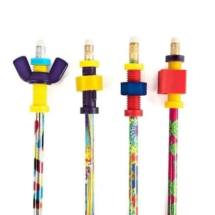 Pencil Fidget Toppers 4pk-Pencil Fidget Toppers 4pk