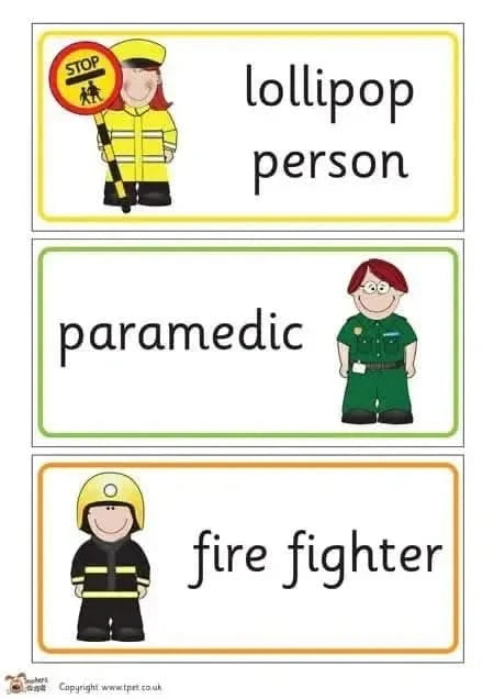 People who help us learning resources-People who help us learning resources