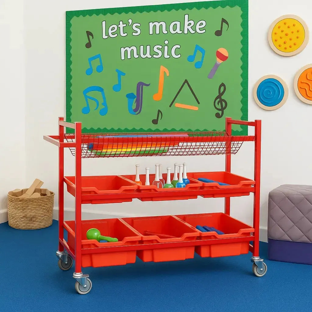 Percussion Plus Mobile Instrument Trolley-Percussion Plus Mobile Instrument Trolley