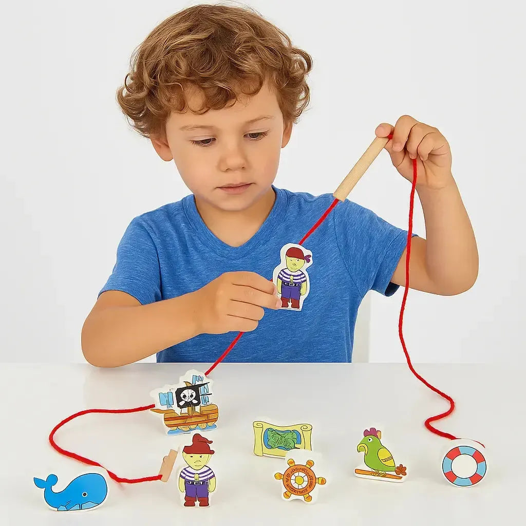 Pirate Lacing Blocks - Pk12-Pirate Lacing Blocks - Pk12