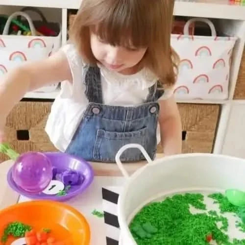 Plastic Rainbow Colour Sorting Bowls 6pk-Plastic Rainbow Colour Sorting Bowls 6pk