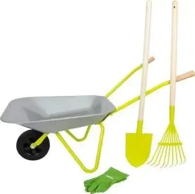 Play Wheelbarrow with Gardening Tools-Play Wheelbarrow with Gardening Tools