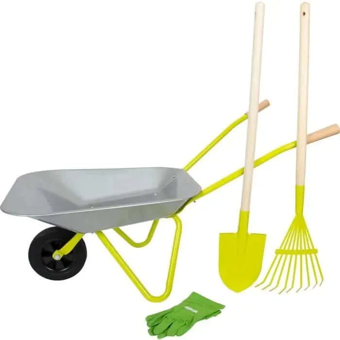 Play Wheelbarrow with Gardening Tools-Play Wheelbarrow with Gardening Tools