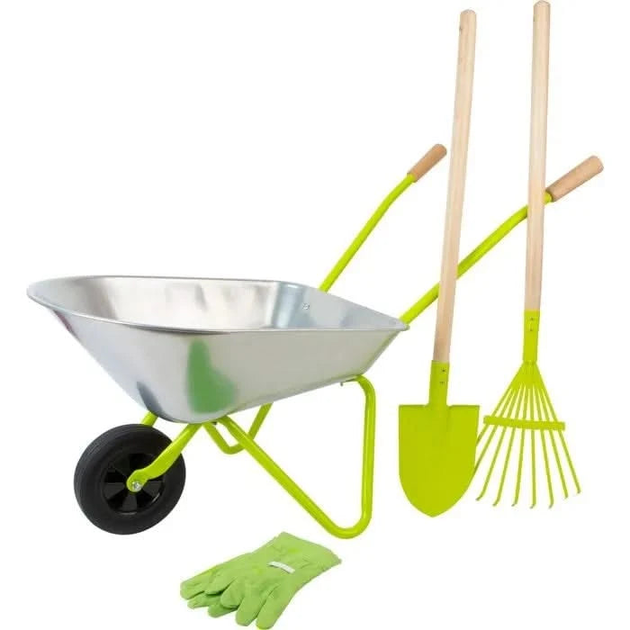 Play Wheelbarrow with Gardening Tools-Play Wheelbarrow with Gardening Tools