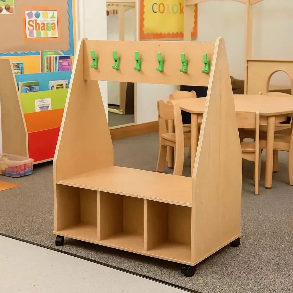 Playescapes Freestanding Cloakroom Unit-Playescapes Freestanding Cloakroom Unit