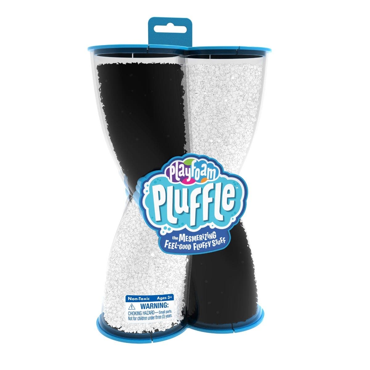 Playfoam Pluffle Twist Black & White, Playfoam Pluffle™ Twist Black & White is the mesmerising feelgood fluffy stuff that’s perfect for tactile learning and creative play. Flip the new sturdy, twisted resealable packaging design, and pour out eye-catching Playfoam Pluffle. Then grab it with both hands, give it a squish, watch the satisfying, mesmerising, lava-like flowing action. Ideal for creative and tactile play, Playfoam Pluffle Twist Black & White is the mesmerising, feelgood fluffy stuff Ideal for tac