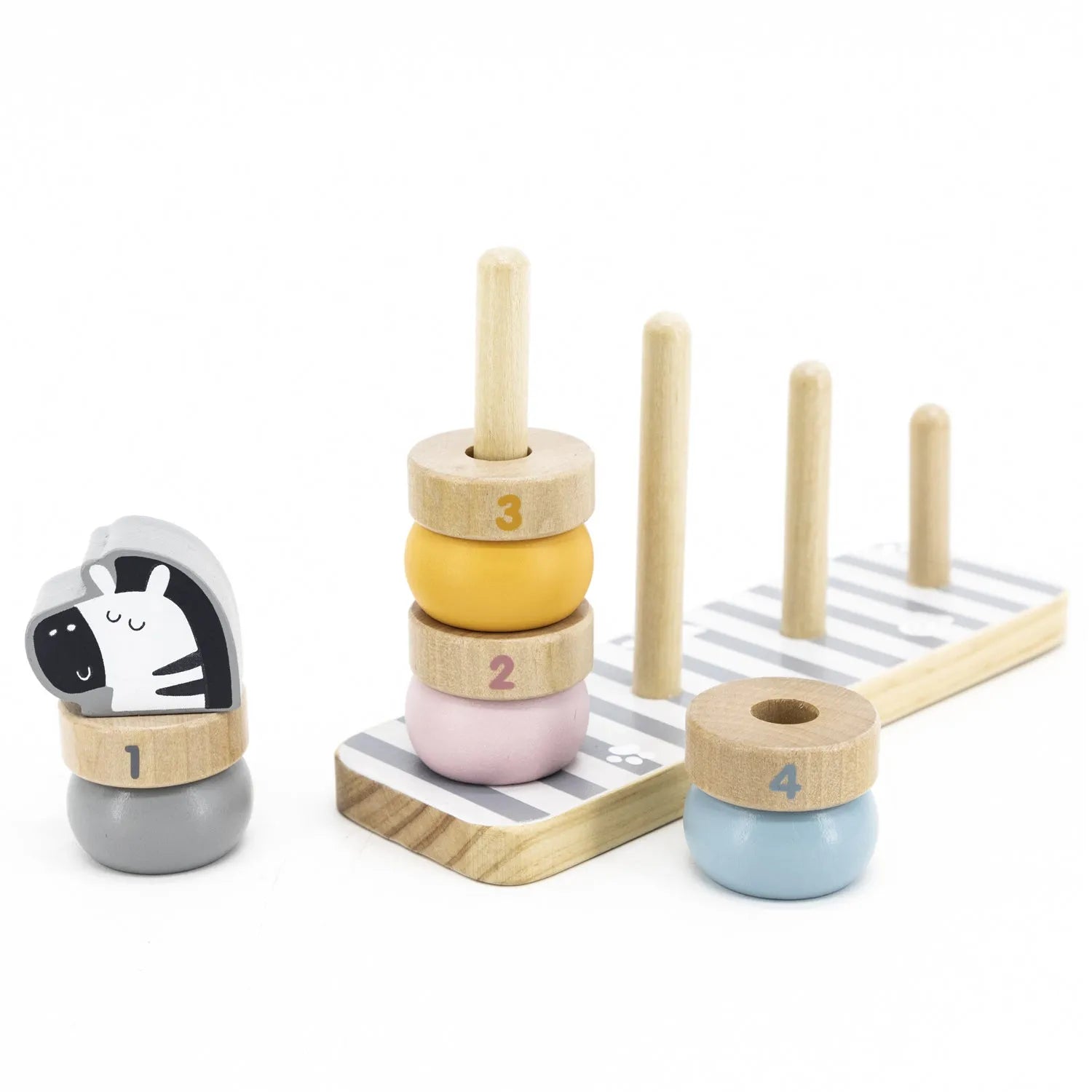 PolarB Wooden Stacking Blocks-PolarB Wooden Stacking Blocks