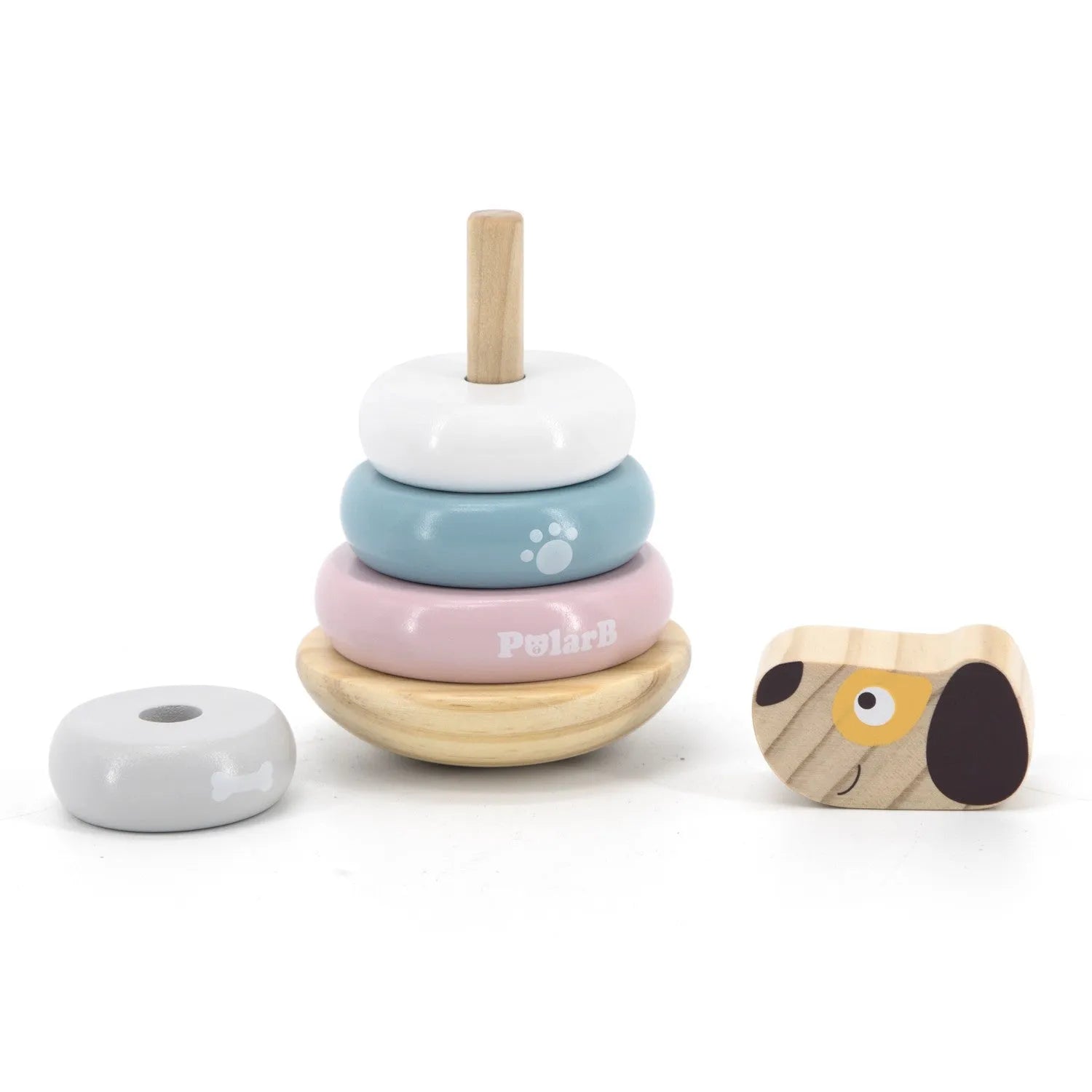 PolarB Wooden Stacking Puppy-PolarB Wooden Stacking Puppy