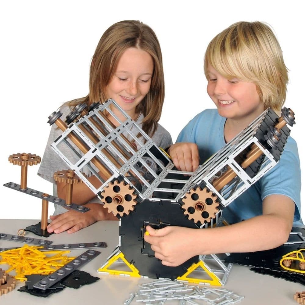 Polydron Engineer Class Set, The Polydron Engineer Class Set is a cutting-edge Design and Technology product that introduces students to engineering principles and demonstrates the workings of simple machines. With 250 pieces and various components, this set provides a comprehensive toolkit for hands-on learning and exploration.The Polydron Engineer Class Set includes excellent work cards, offering step-by-step instructions and guidance to enhance the building process. These work cards ensure that students 