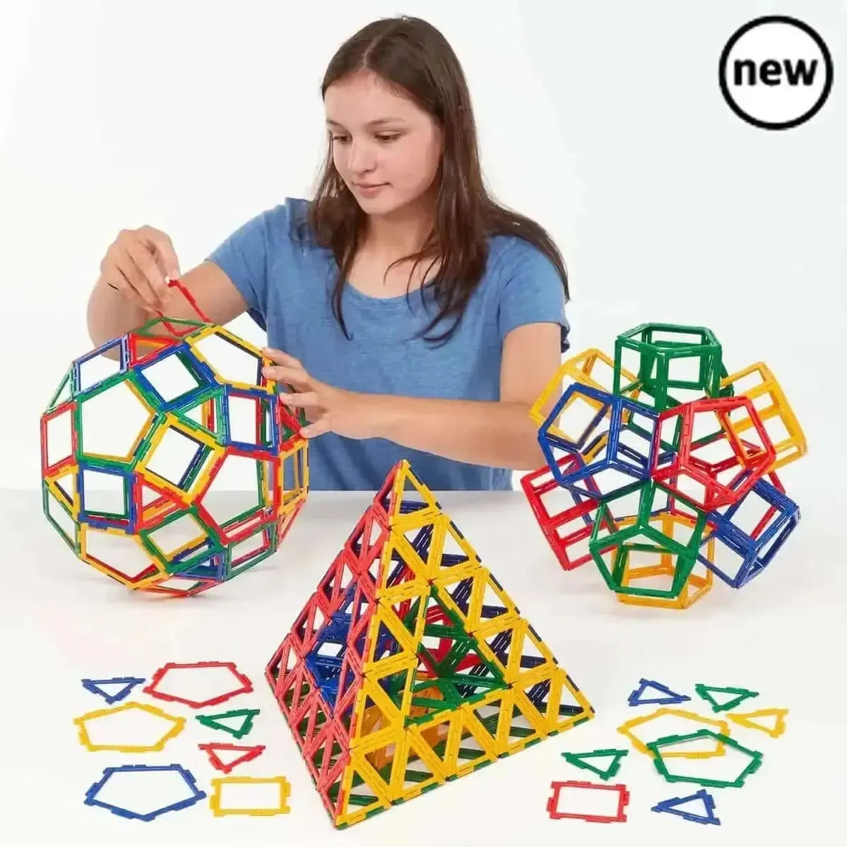 Polydron Frameworks Basic Set 280 Pieces-Polydron Frameworks Basic Set 280 Pieces