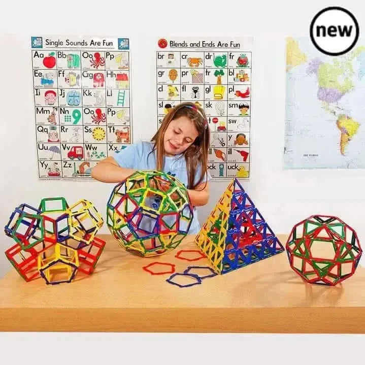 Polydron Frameworks Basic Set 280 Pieces-Polydron Frameworks Basic Set 280 Pieces