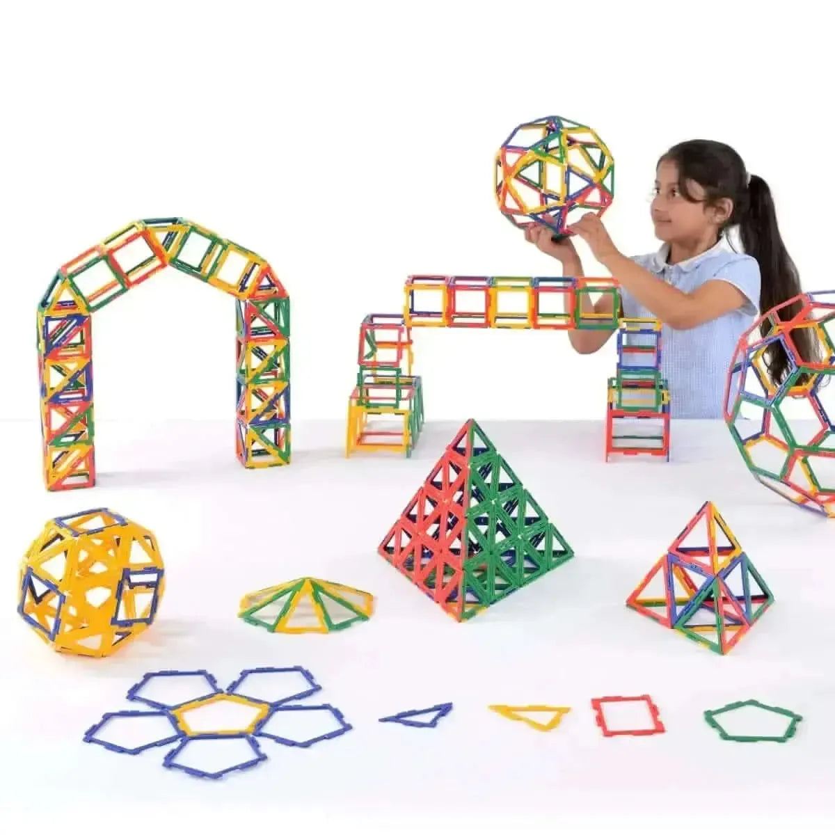 Polydron Frameworks Multi Pack 460 Pieces-Polydron Frameworks Multi Pack 460 Pieces