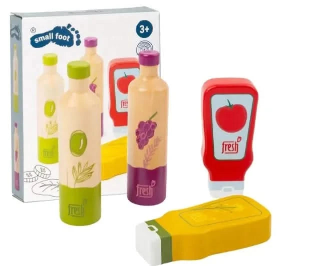 Pretend Play Sauces and Oil Set-Pretend Play Sauces and Oil Set