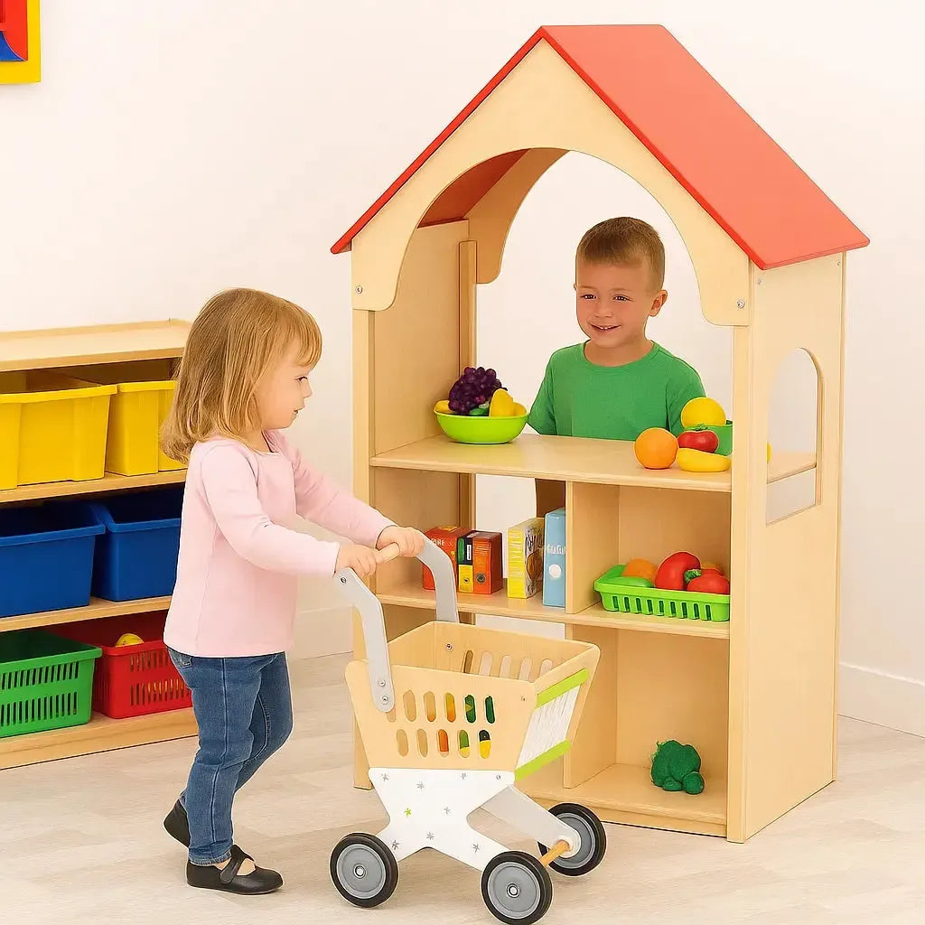 Pretend Play Shopping Trolley-Pretend Play Shopping Trolley