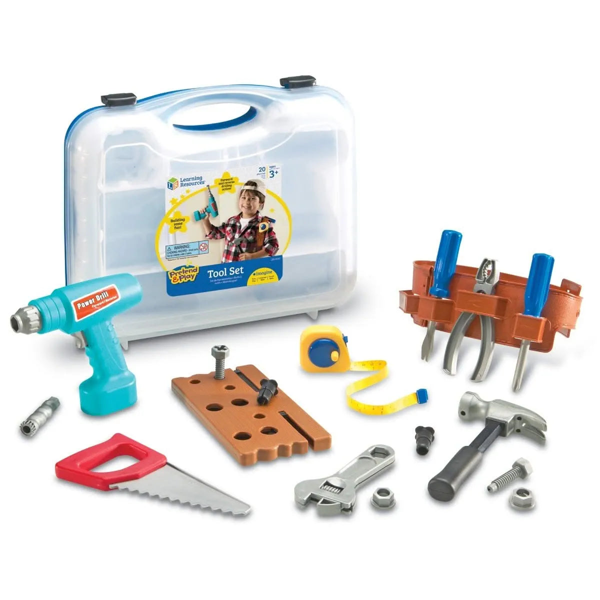 Pretend & Play Work Belt Tool Set-Pretend & Play Work Belt Tool Set