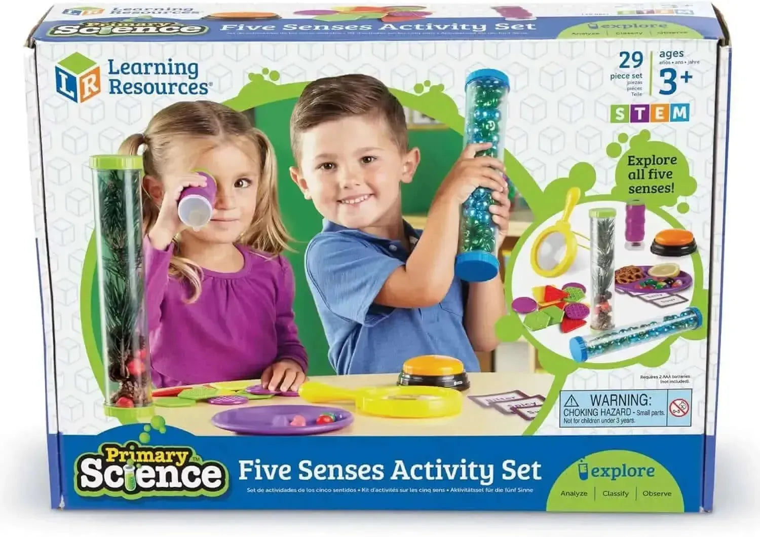 Primary Science Five Senses Activity Set-Primary Science Five Senses Activity Set