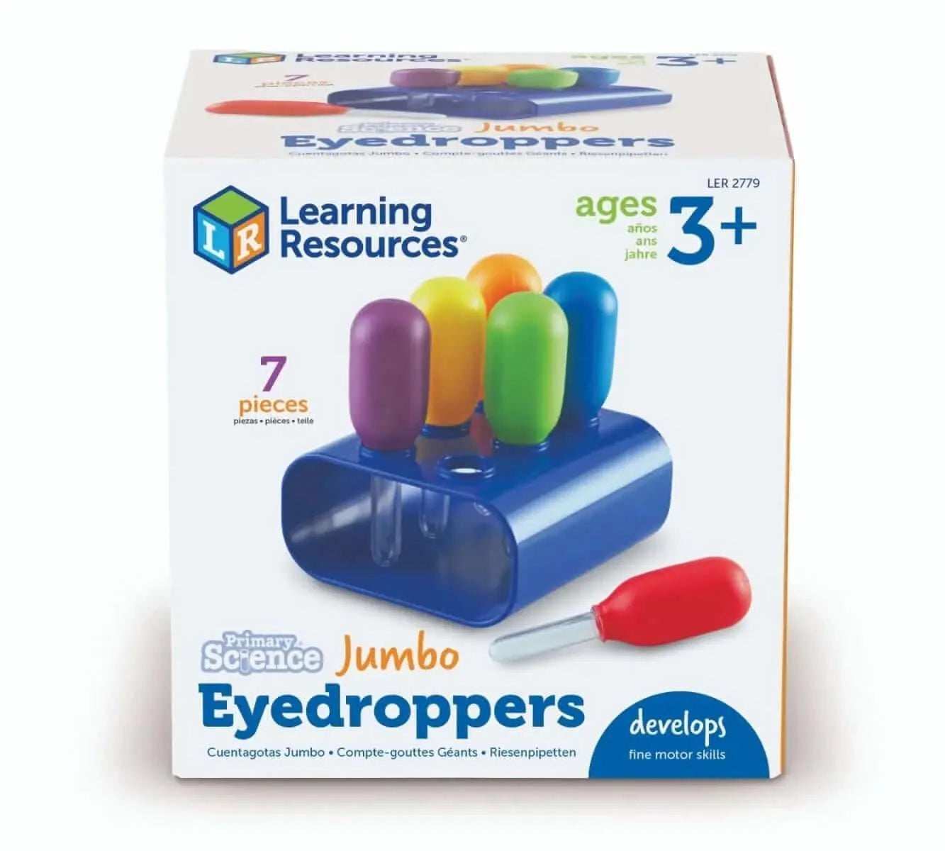 Primary Science Jumbo Eyedroppers with Stand-Primary Science Jumbo Eyedroppers with Stand