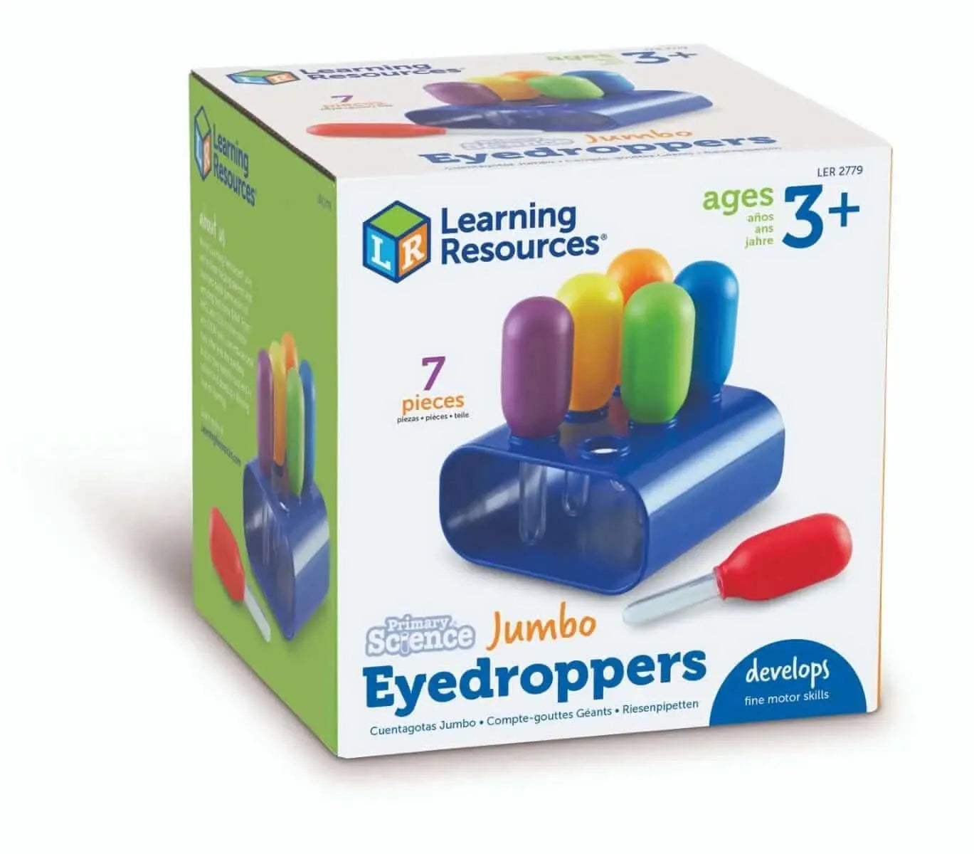 Primary Science Jumbo Eyedroppers with Stand-Primary Science Jumbo Eyedroppers with Stand