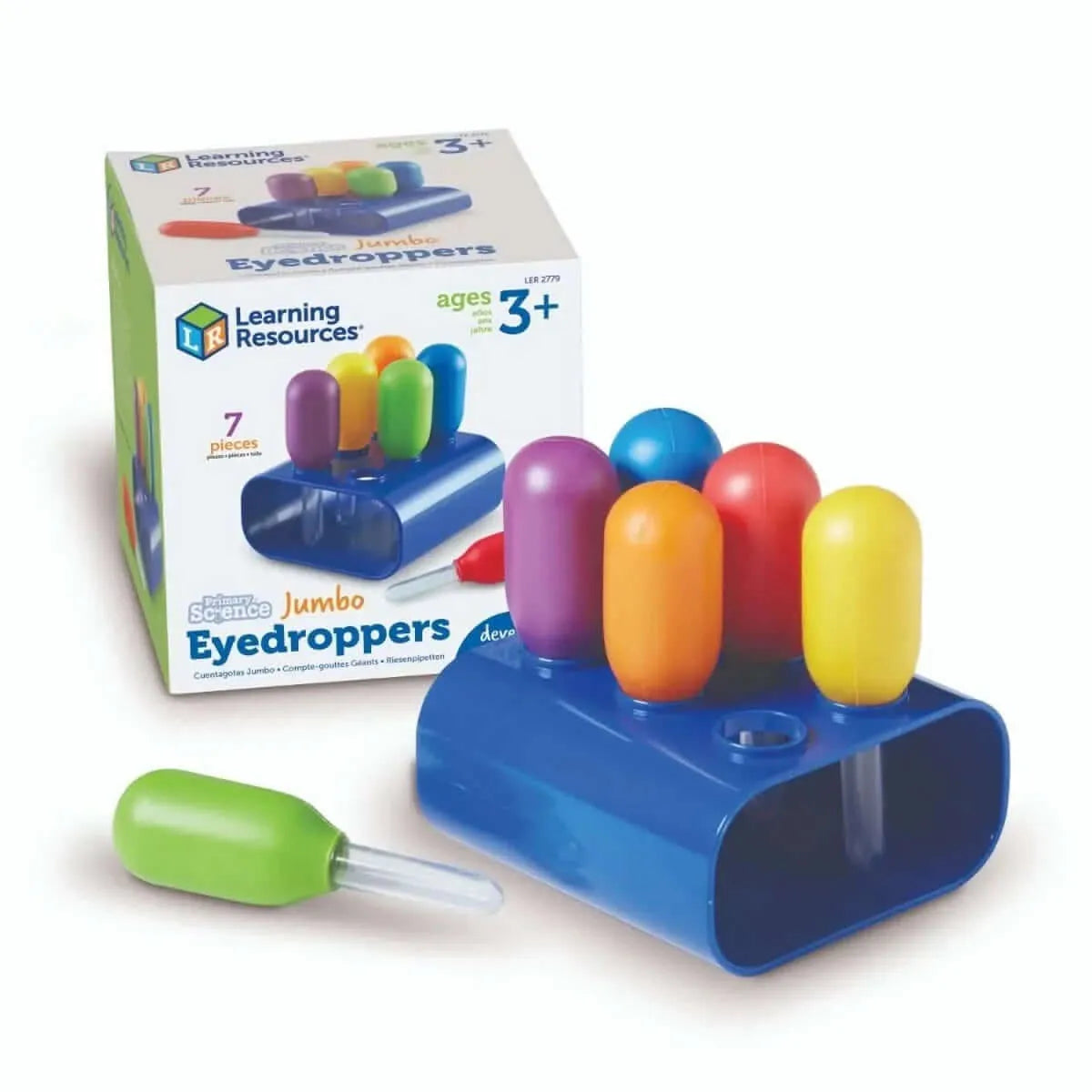 Primary Science Jumbo Eyedroppers with Stand-Primary Science Jumbo Eyedroppers with Stand