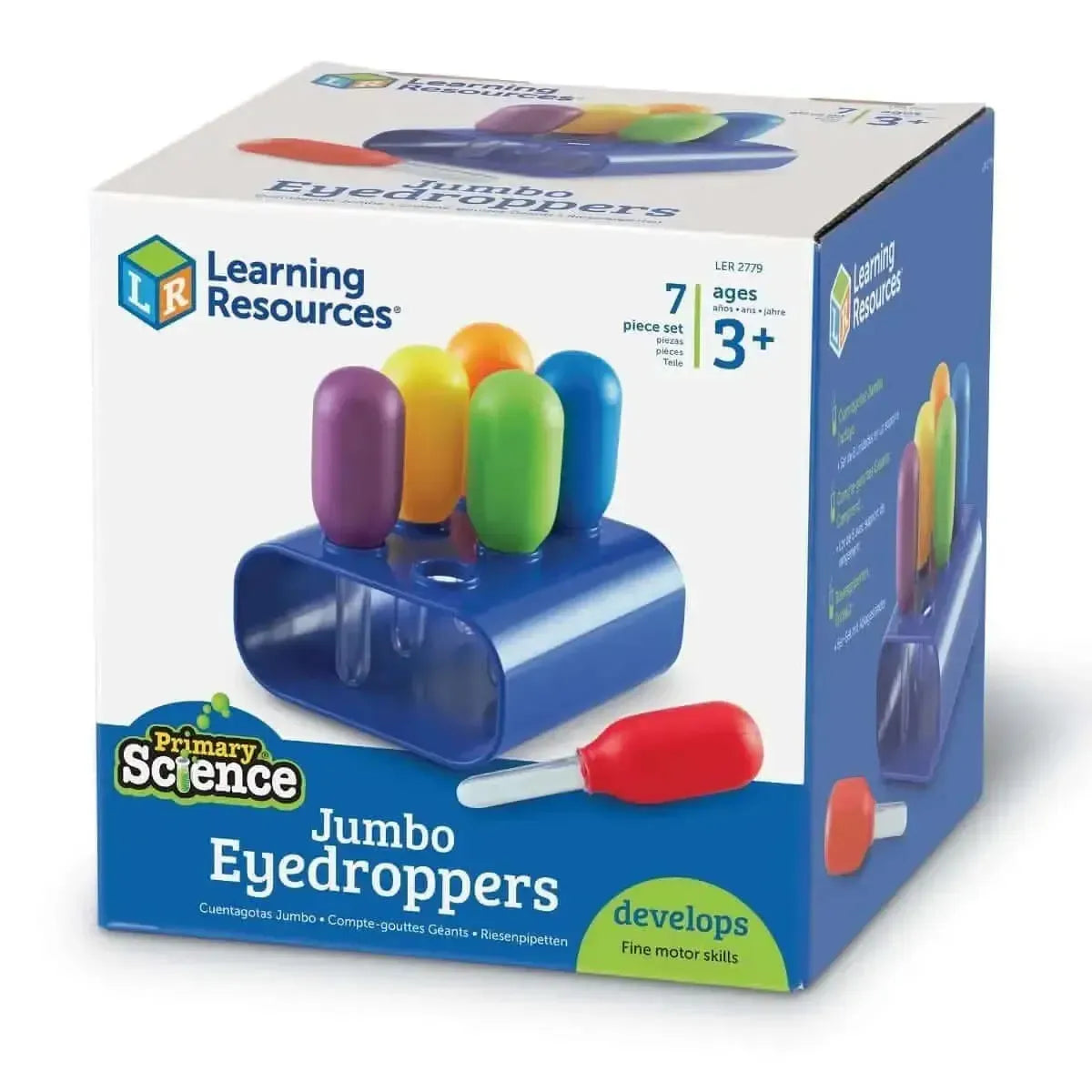 Primary Science Jumbo Eyedroppers with Stand-Primary Science Jumbo Eyedroppers with Stand