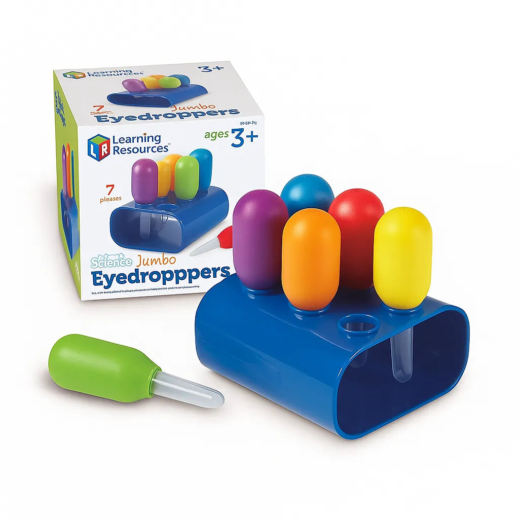 Primary Science Jumbo Eyedroppers with Stand
