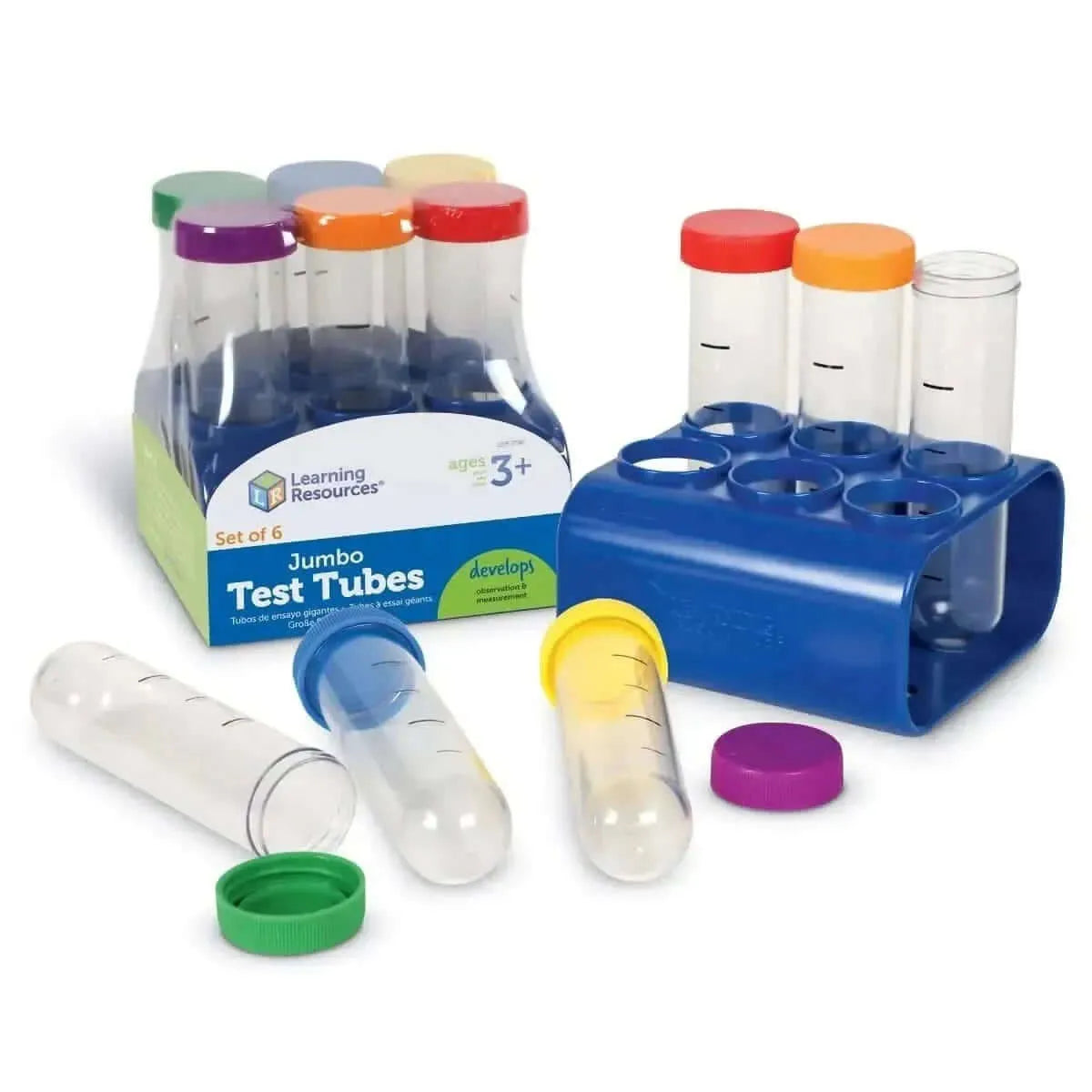 Primary Science® Jumbo Test Tubes with stand-Primary Science® Jumbo Test Tubes with stand