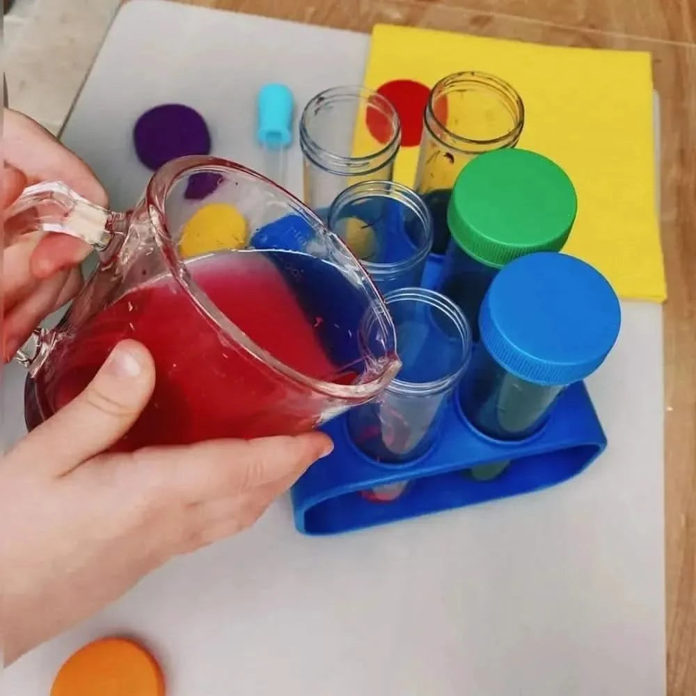 Primary Science® Jumbo Test Tubes with stand-Primary Science® Jumbo Test Tubes with stand