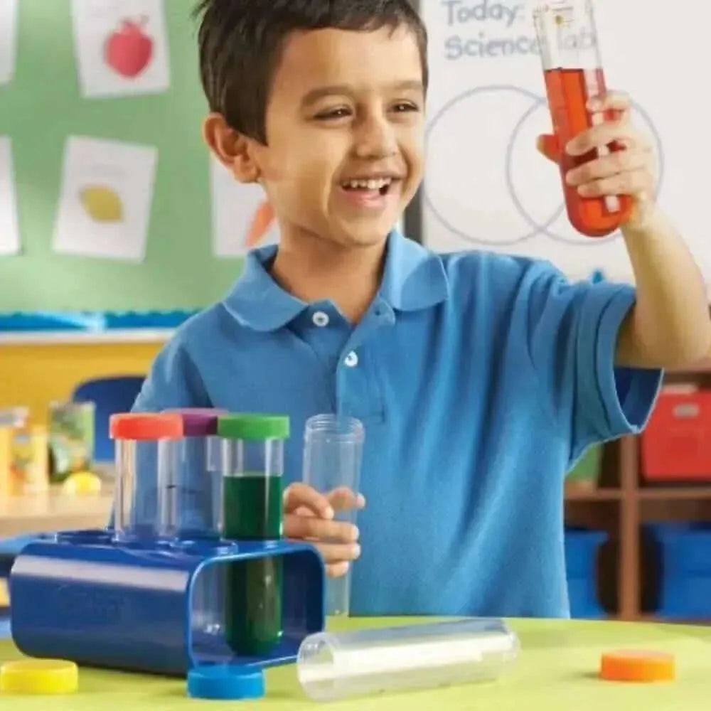 Primary Science® Jumbo Test Tubes with stand-Primary Science® Jumbo Test Tubes with stand