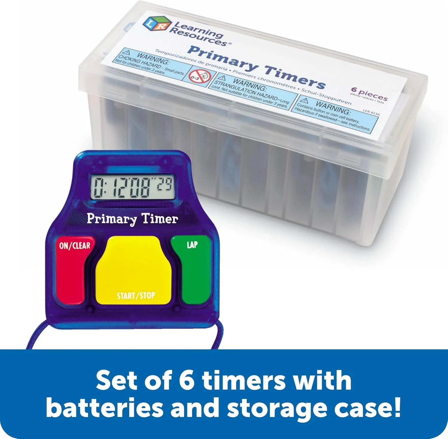 Primary Timers Pack of 6-Primary Timers Pack of 6