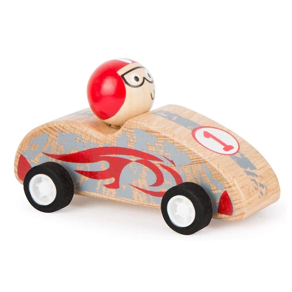 Pull Back Racing Car, Pull Back and Go! These brightly coloured Pull Back Racing Car toys are an ideal stocking filler or party bag treat and are sure to delight youngsters as they watch them race. The Pull Back Racing Car helps to develop dexterity and co-ordination. The Pull Back Racing Car is made from high quality, responsibly sourced materials. Conforms to current European safety standards. Assorted designs Pull Back Racing Car. Height: Approx. 10 x 4. 5 x 5 cm Age 18 Months plus. Made from high qualit