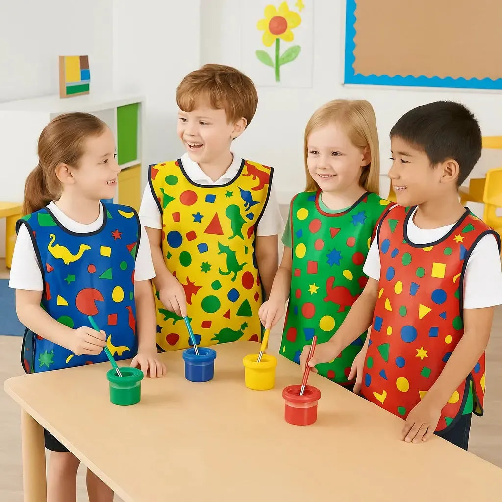 PVC Shapes Tabards Pack Of 4-PVC Shapes Tabards Pack Of 4