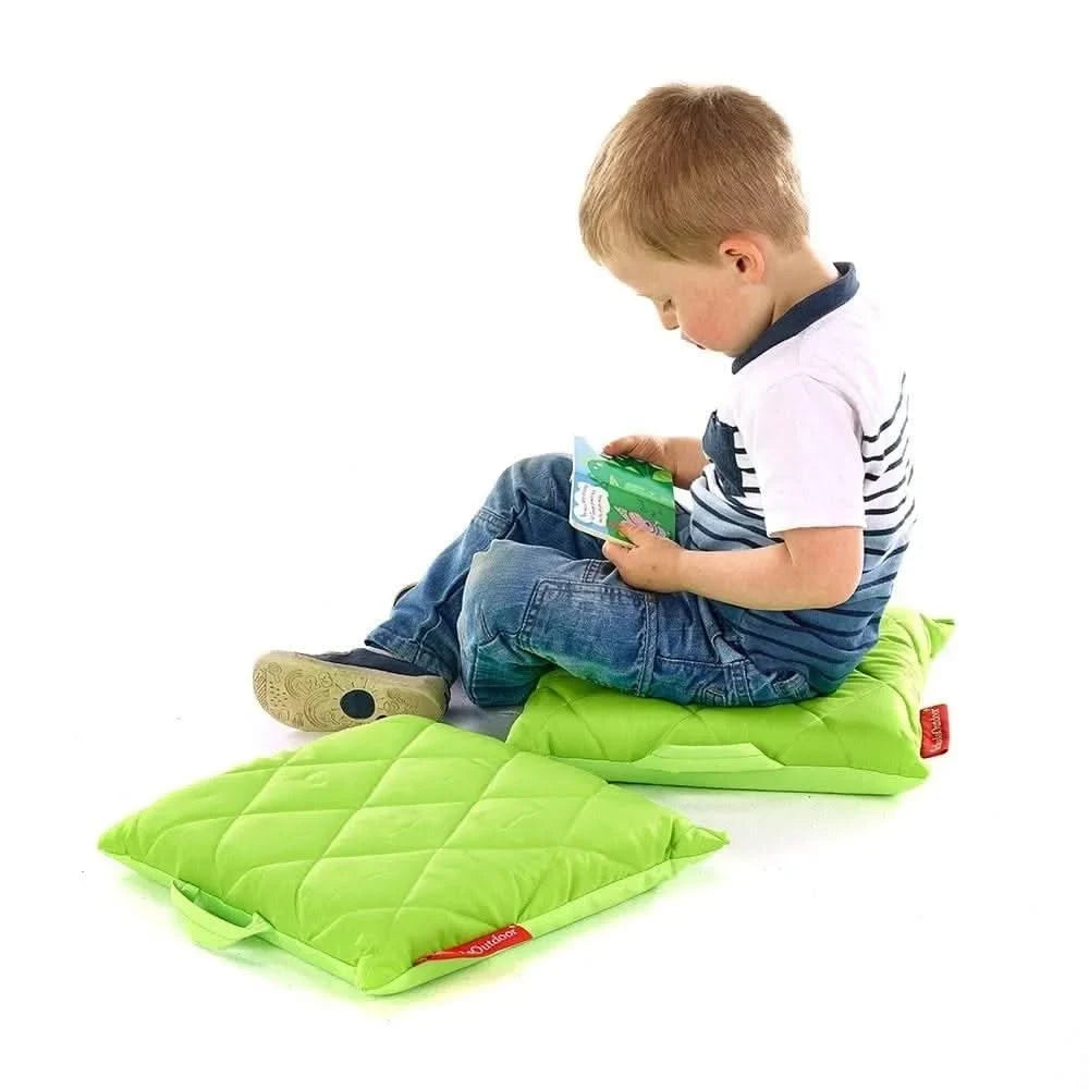 Quilted Square Outdoor Sit Upons-Quilted Square Outdoor Sit Upons