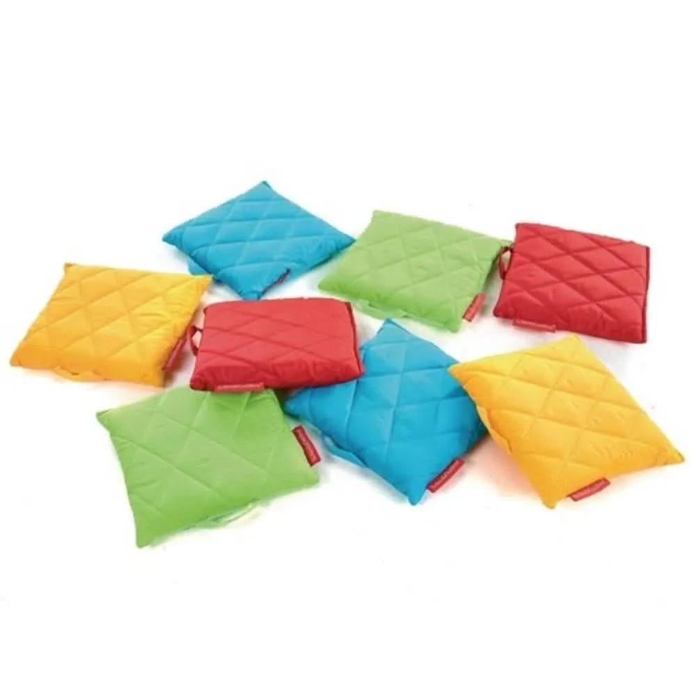 Quilted Square Outdoor Sit Upons-Quilted Square Outdoor Sit Upons