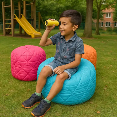 Quilted Toddler Beanbags Set of 5-Quilted Toddler Beanbags Set of 5