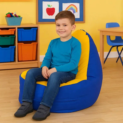 Rainbow Easy Clean Bean Bag Chair-Rainbow Easy Clean Bean Bag Chair