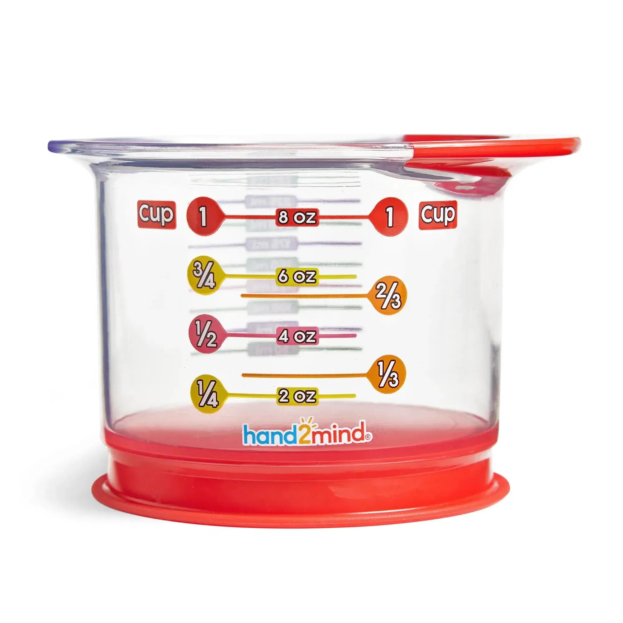 Rainbow Fraction Liquid Measuring Cups-Rainbow Fraction Liquid Measuring Cups