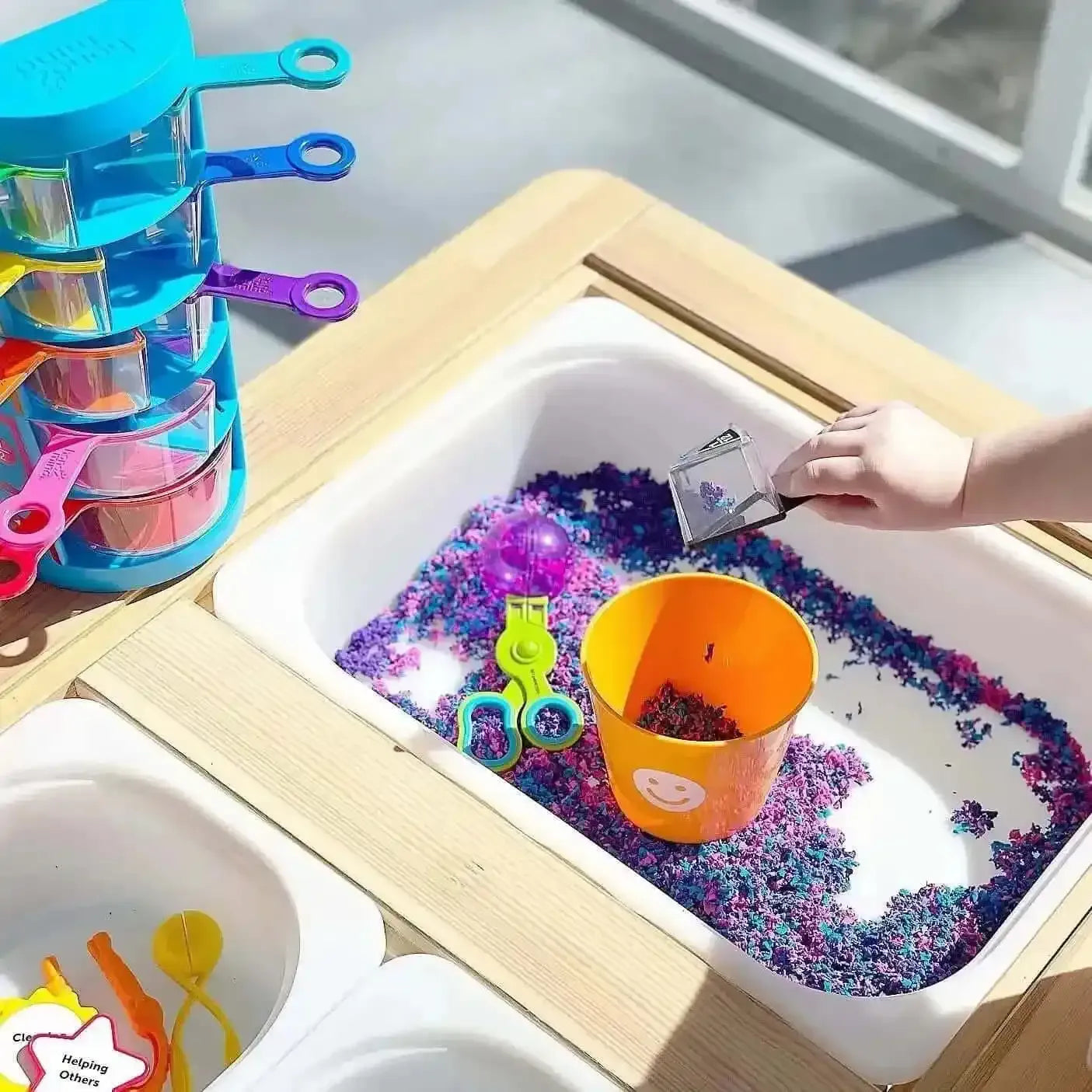 Rainbow Fraction Measuring Cups-Rainbow Fraction Measuring Cups