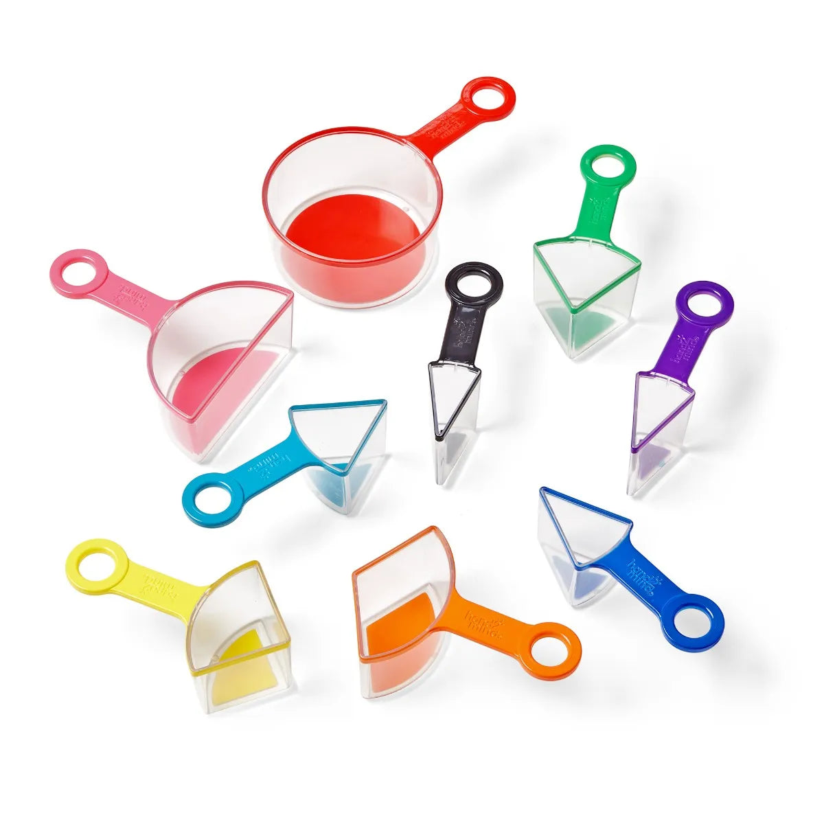 Rainbow Fraction Measuring Cups-Rainbow Fraction Measuring Cups