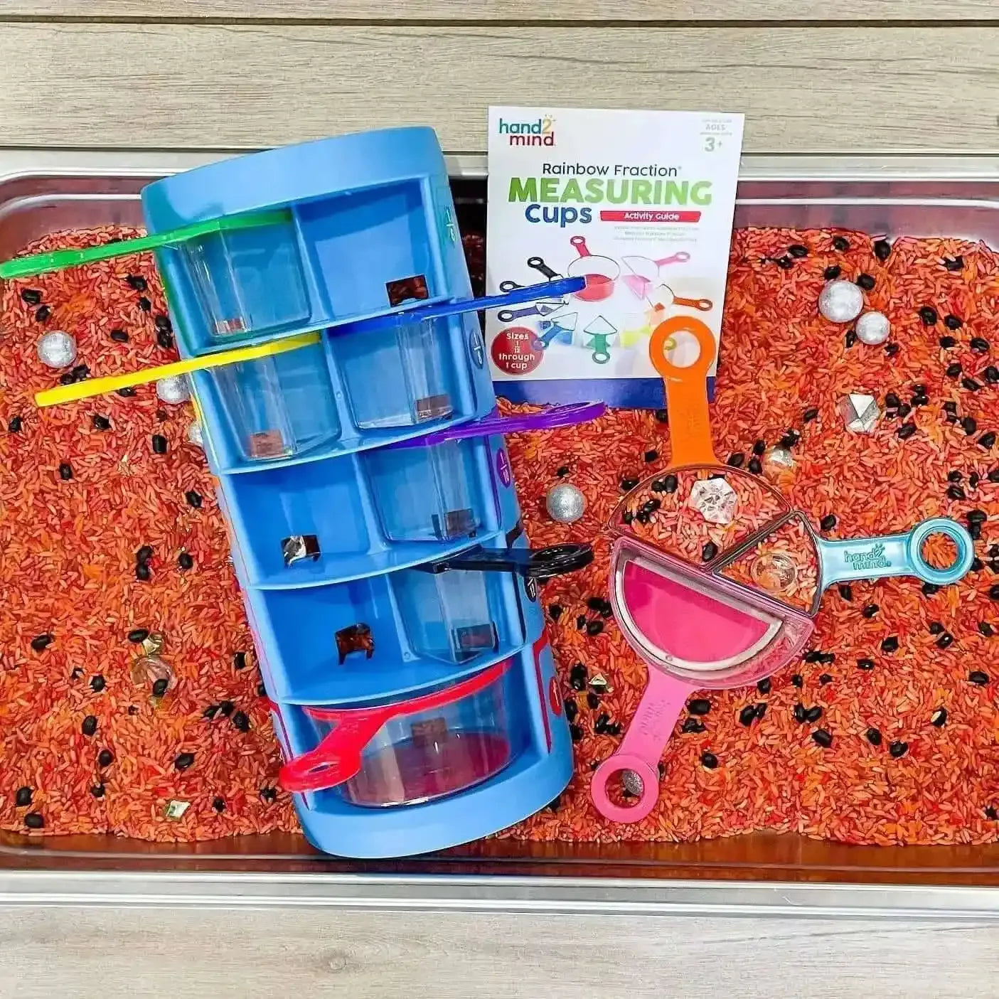 Rainbow Fraction Measuring Cups-Rainbow Fraction Measuring Cups