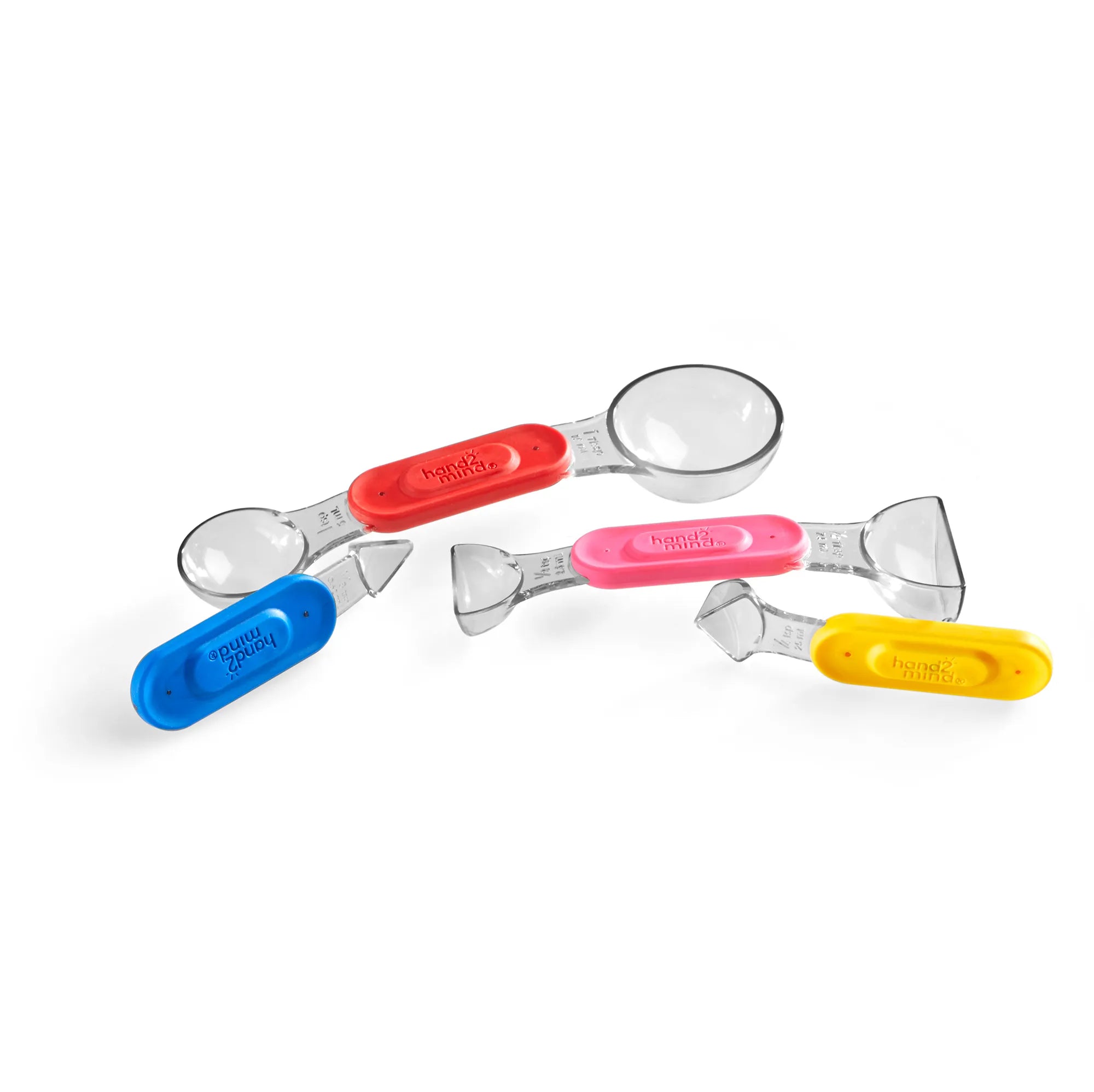 Rainbow Fraction Measuring Spoons-Rainbow Fraction Measuring Spoons