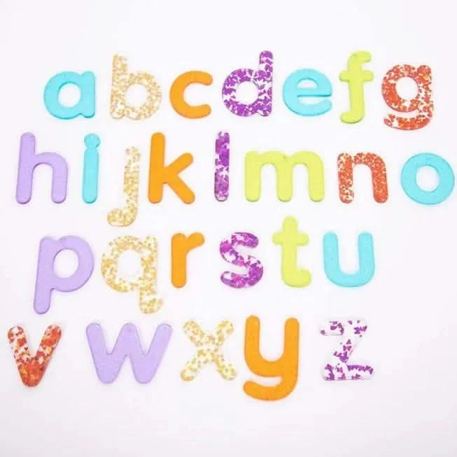 Rainbow Glitter Letters - Pk26-Rainbow Glitter Letters - Pk26