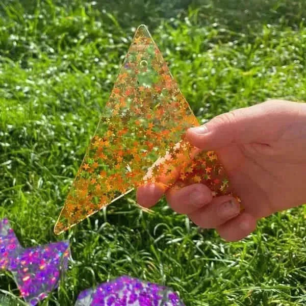 Rainbow Glitter Shapes-Rainbow Glitter Shapes