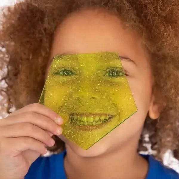 Rainbow Glitter Shapes-Rainbow Glitter Shapes