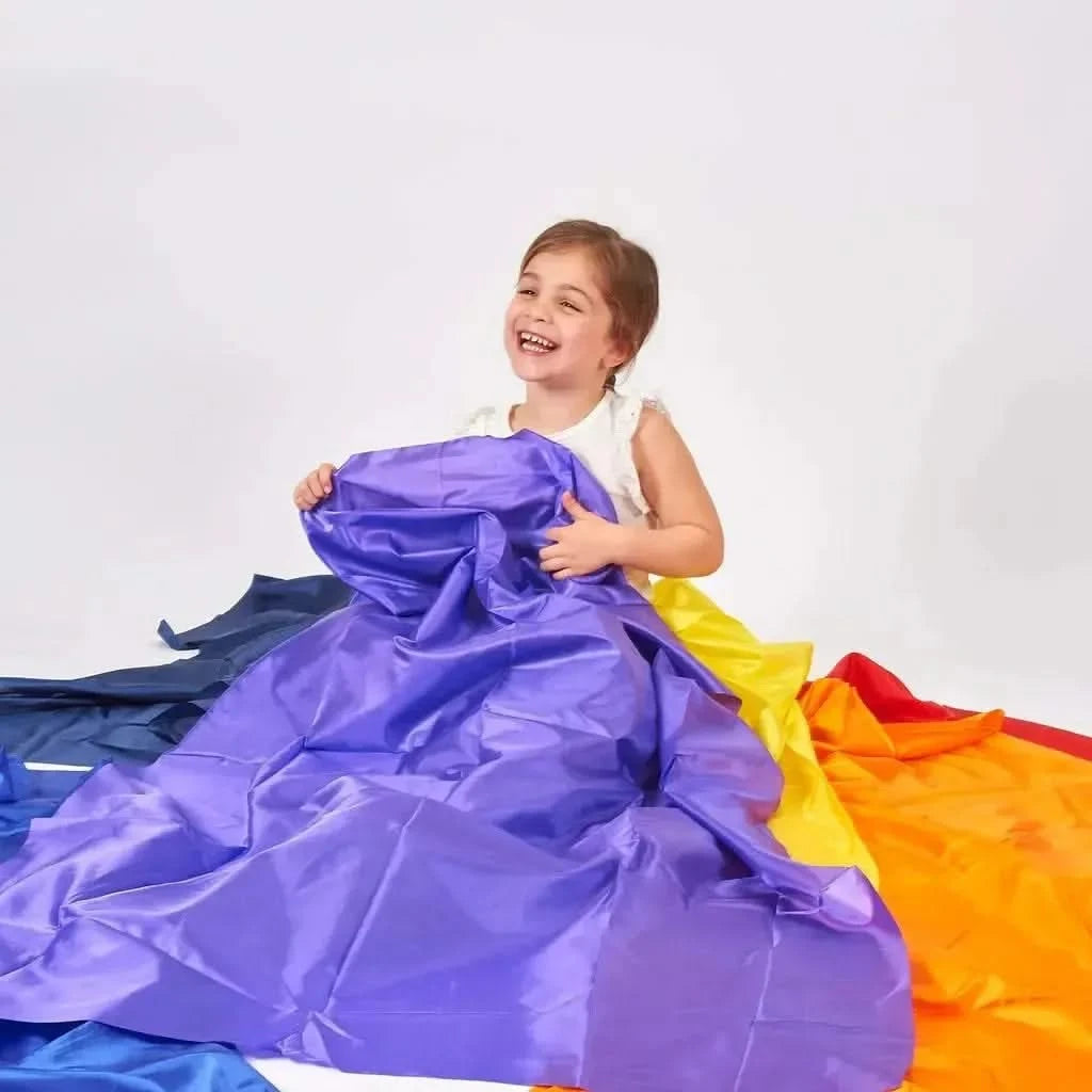 Rainbow Habutae Fabric Pack of 7-Rainbow Habutae Fabric Pack of 7